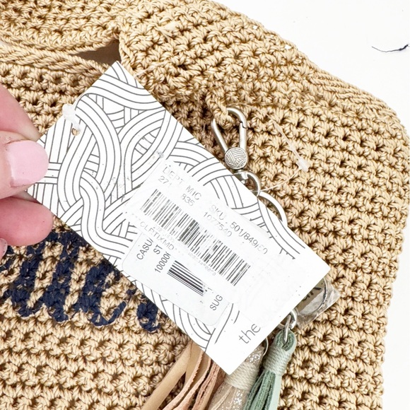 NWT The Sak Life is Better At The Lake Casual Classics Large Crochet Tote - Picture 6 of 6